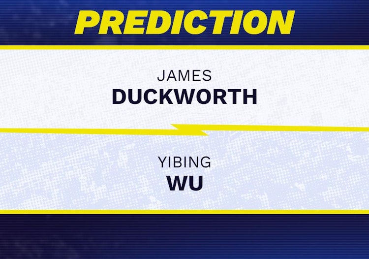 James Duckworth takes on Yibing Wu in US Open 2026 action.