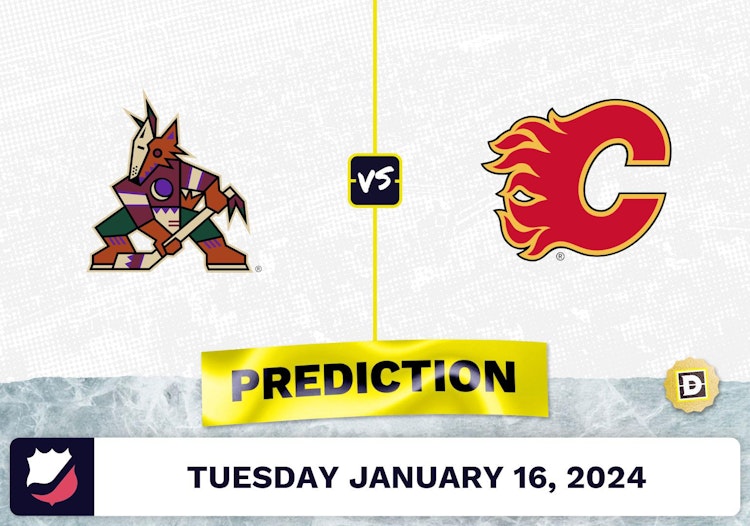 Arizona Coyotes vs. Calgary Flames Prediction, Odds, NHL Picks [1/16/2024]