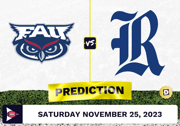 Florida Atlantic vs. Rice CFB Prediction and Odds - November 25, 2023