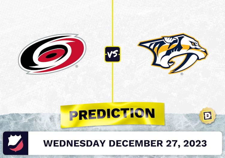Carolina Hurricanes vs. Nashville Predators Prediction, Odds, NHL Picks  [12/27/2023]