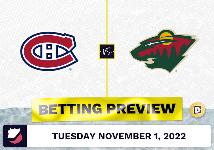 Canadiens vs. Wild Prediction and Odds - Nov 1, 2022