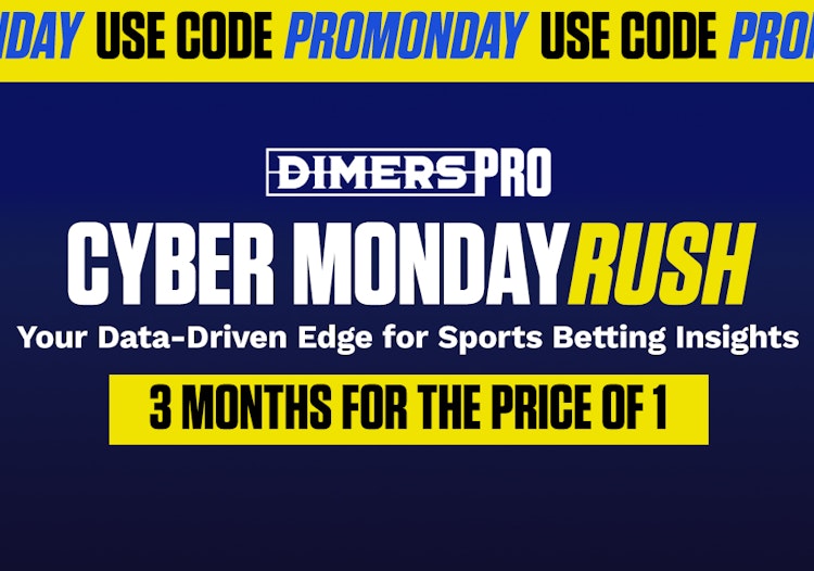 Cyber Monday promo code for sports betting sale.