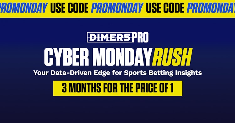 Cyber Monday promo code for sports betting sale.