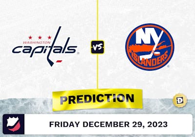 Washington Capitals vs. NY Islanders Prediction, Odds, NHL Picks  [12/29/2023]