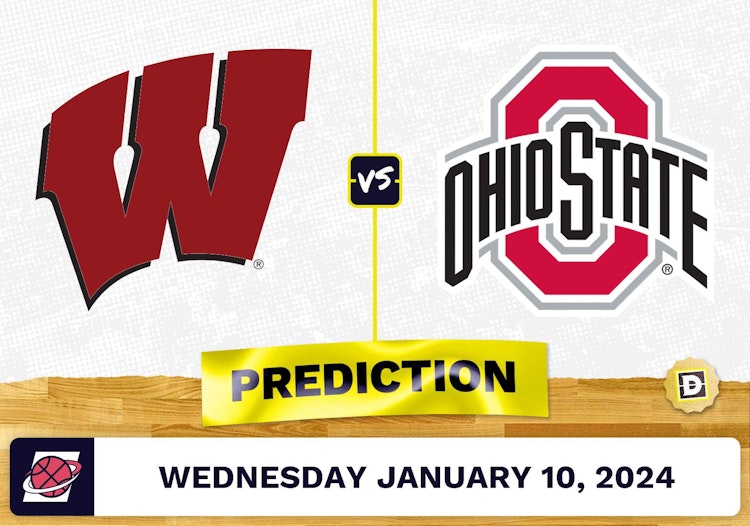 Wisconsin vs. Ohio State Prediction, Odds, College Basketball Picks  [1/10/2024]