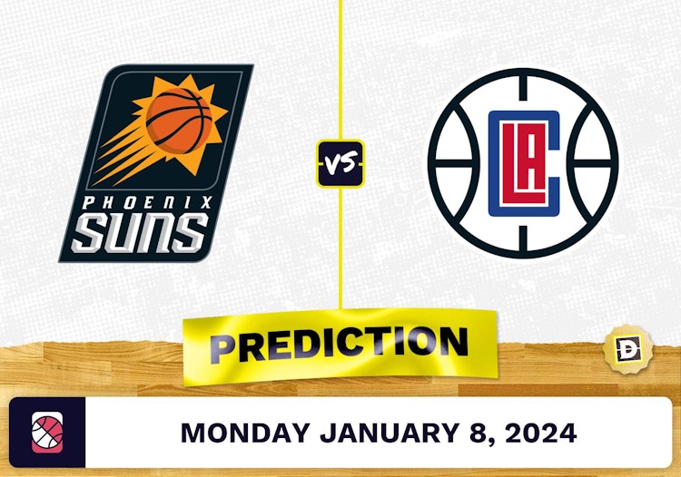 Phoenix Suns vs. Los Angeles Clippers Prediction, Odds, NBA Picks  [1/8/2024]