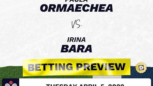 Paula Ormaechea vs. Irina Bara Predictions - Apr 5, 2022