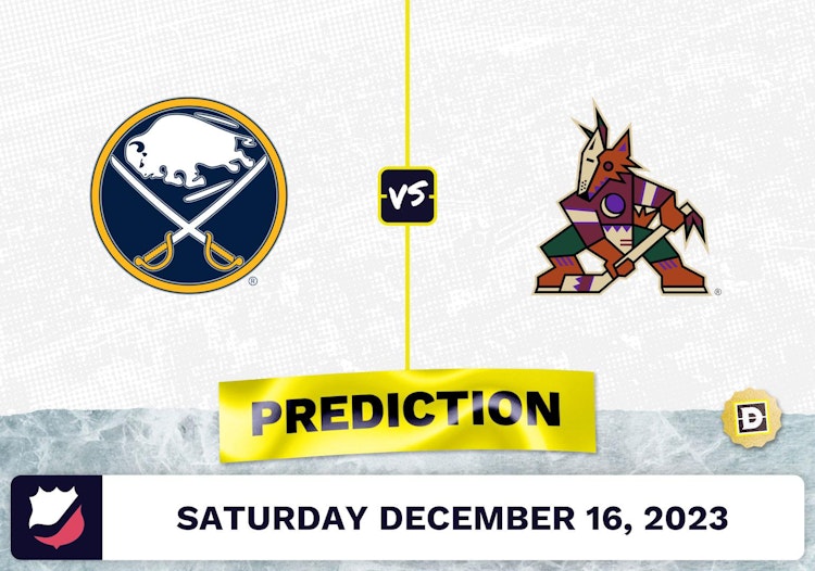 Buffalo Sabres vs. Arizona Coyotes Prediction, Odds, Picks for NHL Saturday [12/16/2023]