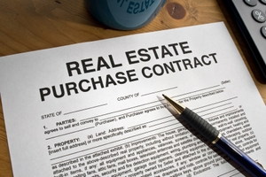 Home sale contract with coningencies