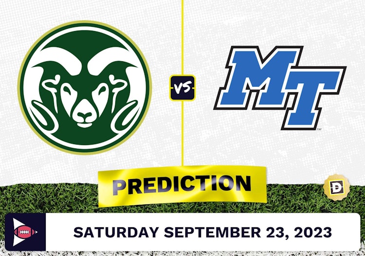 Colorado State Vs Middle Tennessee Cfb Prediction And Odds September 23 2023 