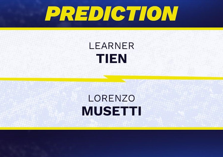 Learner Tien vs Lorenzo Musetti Tennis Prediction.
