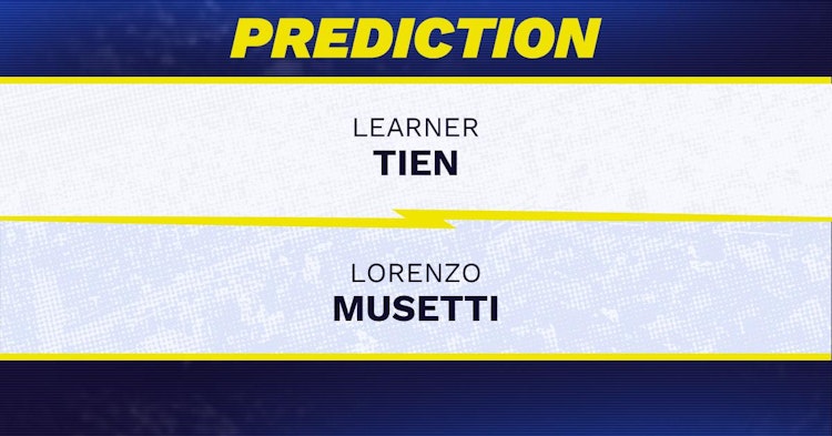 Learner Tien vs Lorenzo Musetti Tennis Prediction.