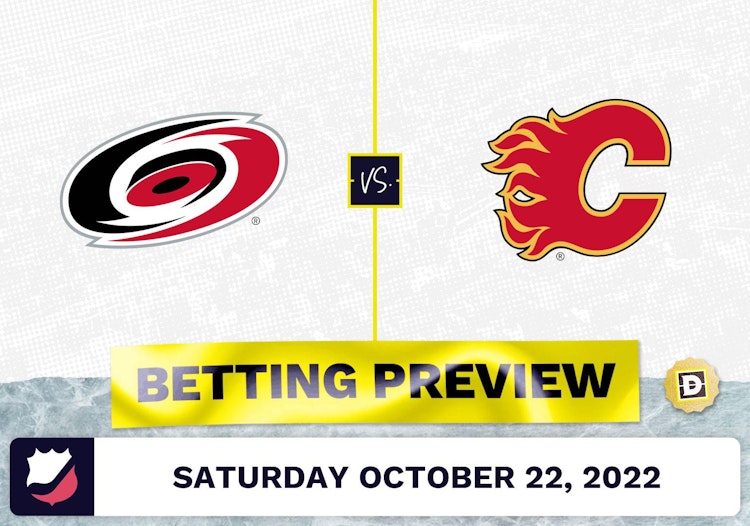 Hurricanes vs. Flames Prediction and Odds - Oct 22, 2022