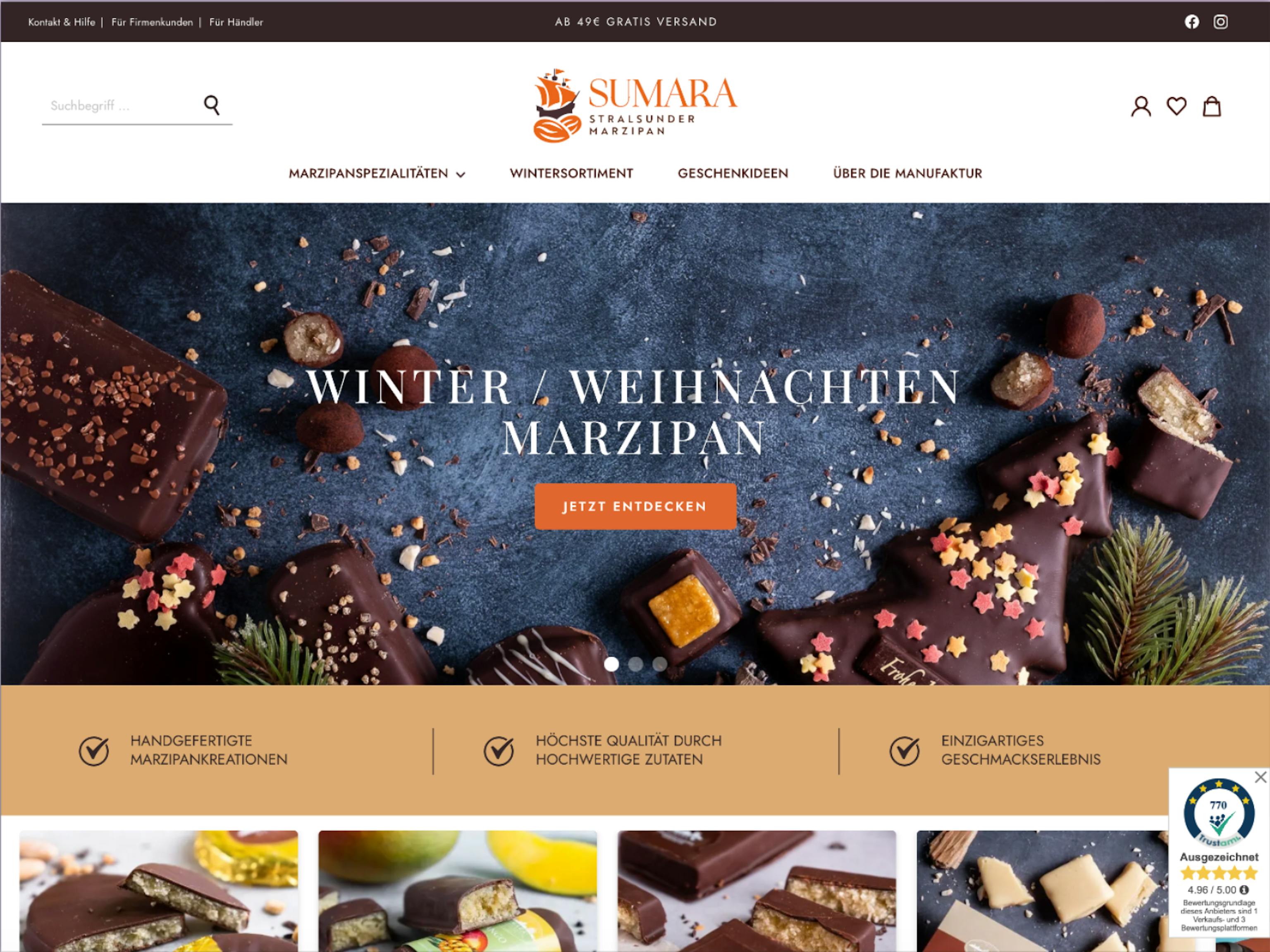 View client case: Stralsunder Marzipan