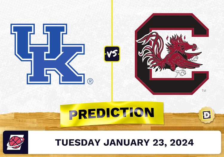 Kentucky vs. South Carolina Prediction, Odds, College Basketball Picks [1/23/2024]