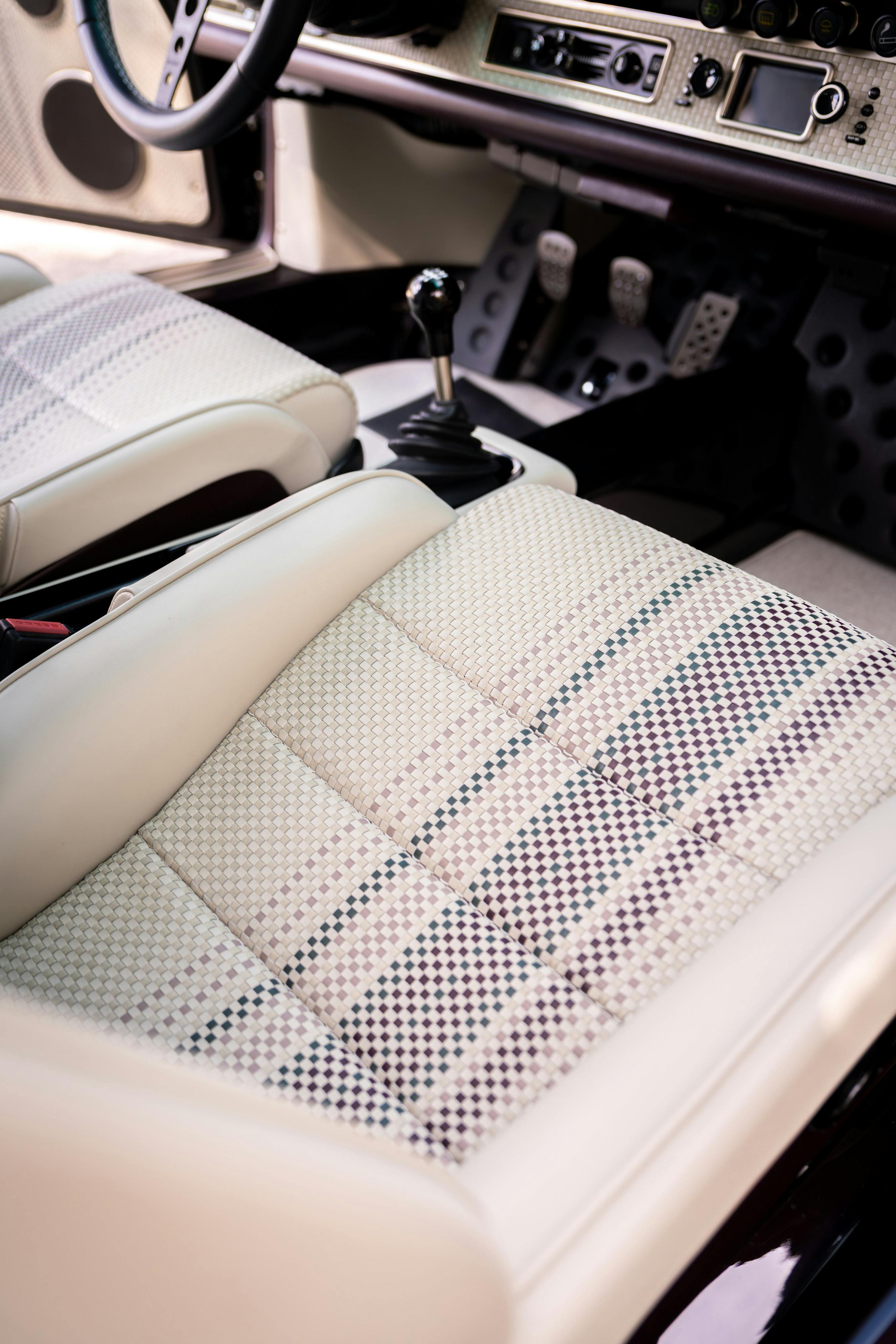 1990 Singer Porsche 911 Carrera 2 "Austin" commission in Aubergine Metallic shot in Austin, TX for a Bring a Trailer auction.