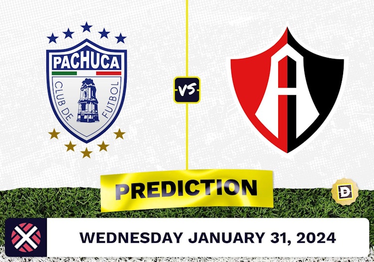 Pachuca vs. Atlas Prediction, Odds, Liga MX Picks [1/31/2024]