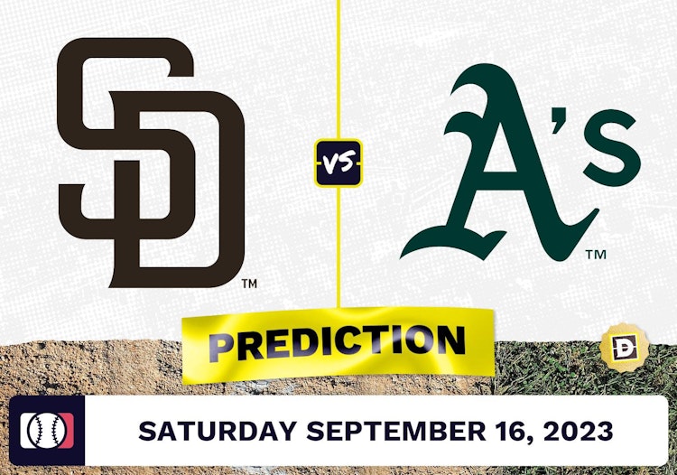 Padres vs. Athletics Prediction for MLB Saturday [9/16/2023]