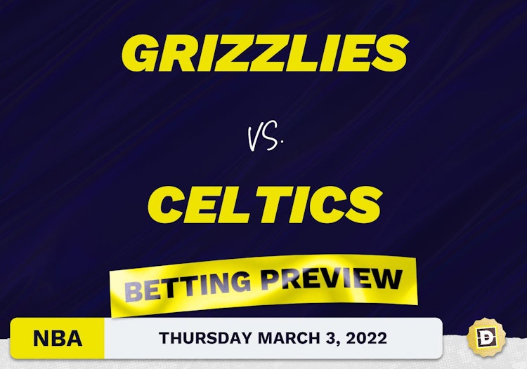 Grizzlies vs. Celtics Predictions and Odds - Mar 3, 2022