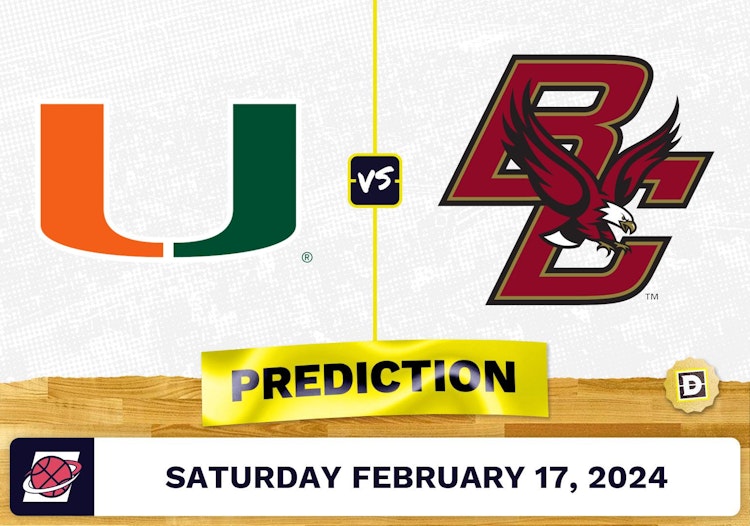 Miami (FL) vs. Boston College Prediction, Odds, College Basketball Picks [2/17/2024]