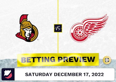 Senators vs. Red Wings Prediction and Odds - Dec 17, 2022