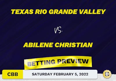 Texas Rio Grande Valley vs. Abilene Christian CBB Predictions and Odds - Feb 5, 2022