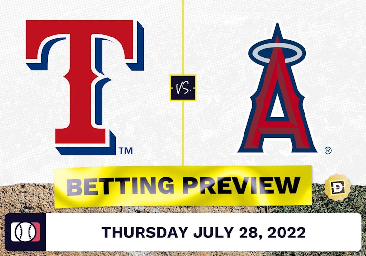 Rangers vs. Angels Prediction and Odds - Jul 28, 2022