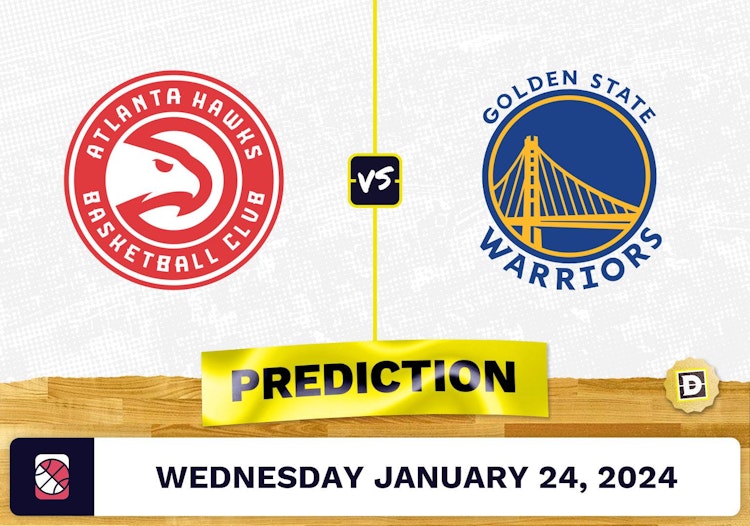 Atlanta Hawks vs. Golden State Warriors Prediction, Odds, NBA Picks [1/24/2024]