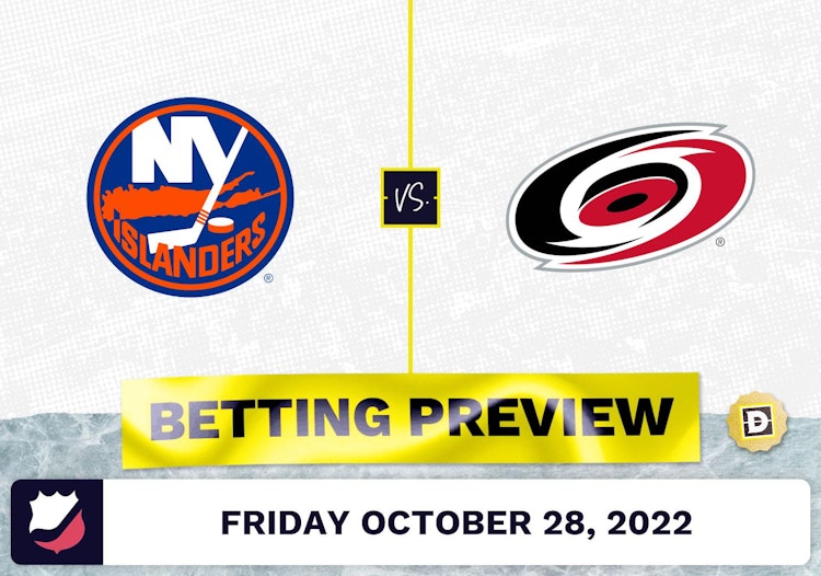 Islanders vs. Hurricanes Prediction and Odds - Oct 28, 2022