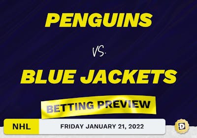 Penguins vs. Blue Jackets Predictions and Odds - Jan 21, 2022