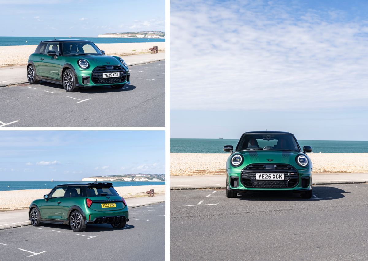 Das Exterieur des MINI Cooper 3-Türer.