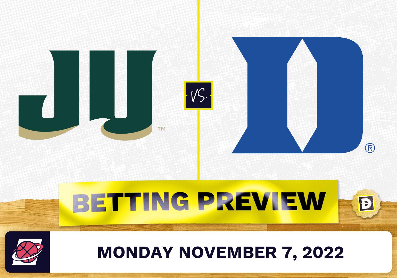 Jacksonville vs. Duke CBB Prediction and Odds - Nov 7, 2022