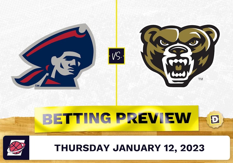 Robert Morris vs. Oakland CBB Prediction and Odds - Jan 12, 2023