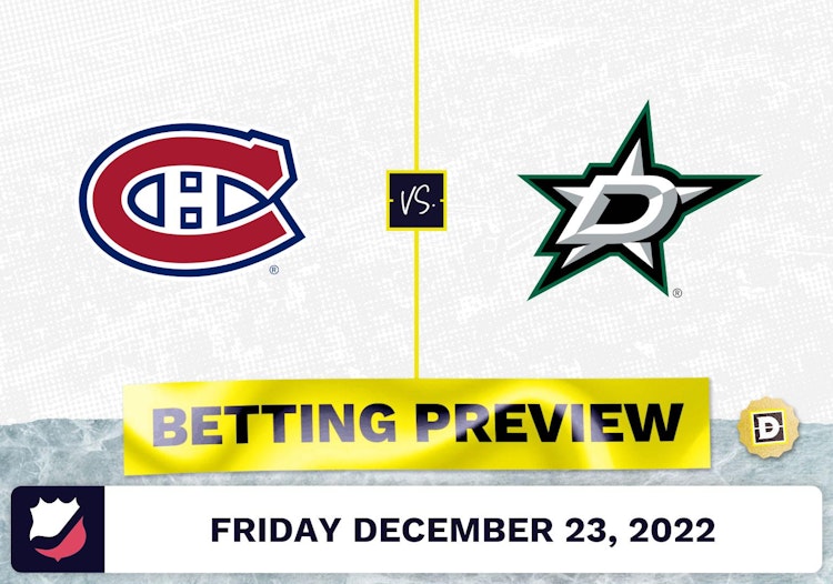 Canadiens vs. Stars Prediction and Odds - Dec 23, 2022