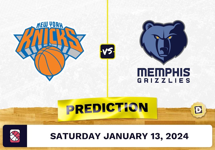 New York Knicks vs. Memphis Grizzlies Prediction, Odds, NBA Picks [1/13/2024]