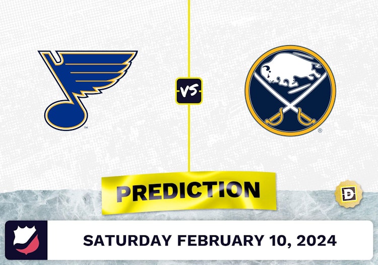 St. Louis Blues vs. Buffalo Sabres Prediction, Odds, NHL Picks [2/10/2024]