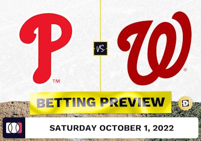 Phillies vs. Nationals Prediction and Odds - Oct 1, 2022