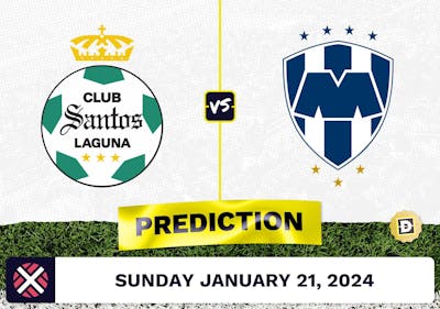 Santos Laguna vs. Monterrey Prediction, Odds, Liga MX Picks [1/21/2024]