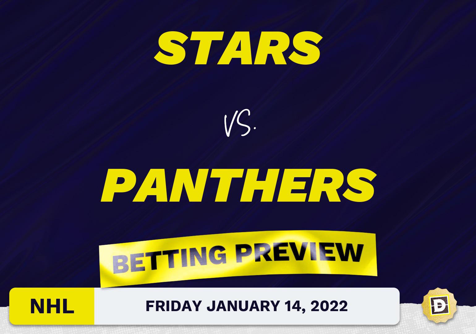 Stars vs. Panthers Predictions and Odds - Jan 14, 2022