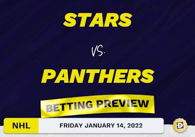 Stars vs. Panthers Predictions and Odds - Jan 14, 2022
