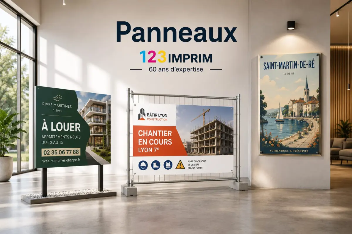 Panneaux - impression personnalisée 123imprim