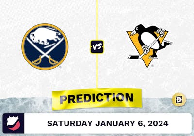 Buffalo Sabres vs. Pittsburgh Penguins Prediction, Odds, NHL Picks  [1/6/2024]