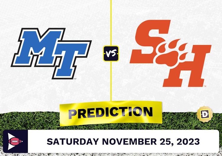 Middle Tennessee vs. Sam Houston State CFB Prediction and Odds - November 25, 2023