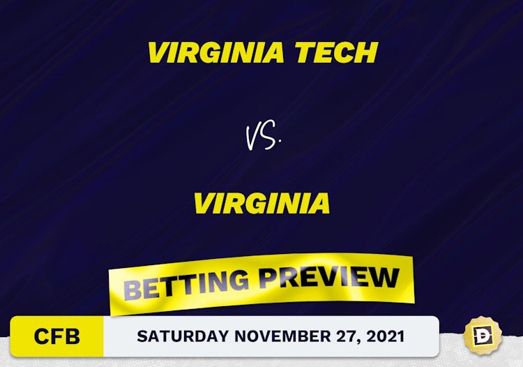 Virginia Tech vs. Virginia CFB Predictions and Odds - Nov 27, 2021