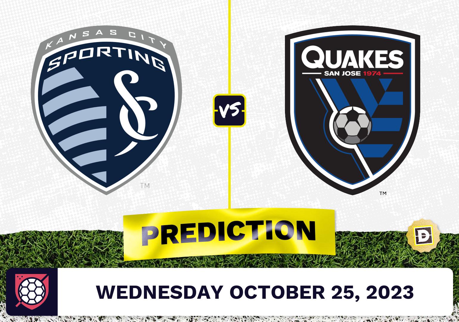 Sporting Kansas City vs. San Jose Earthquakes Prediction - October 25, 2023