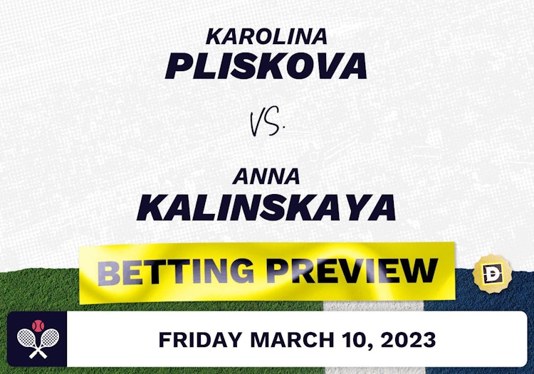 Karolina Pliskova vs. Anna Kalinskaya Predictions - Mar 10, 2023