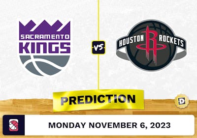 Kings vs. Rockets Prediction and Odds - November 6, 2023
