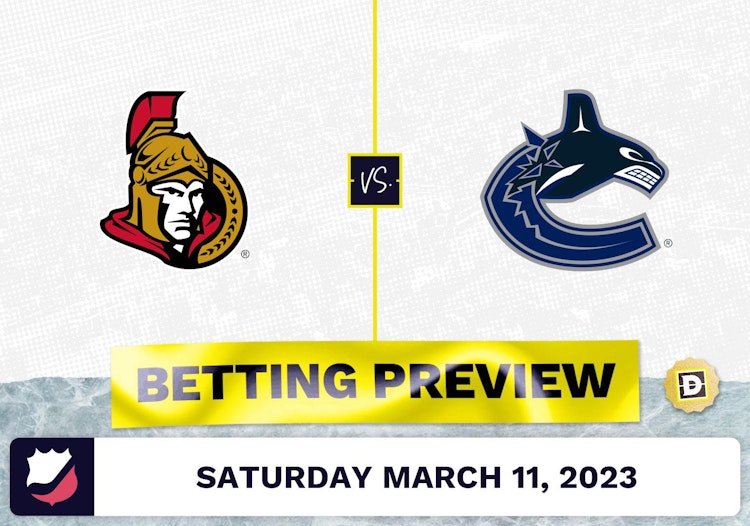 Senators vs. Canucks Prediction and Odds - Mar 11, 2023