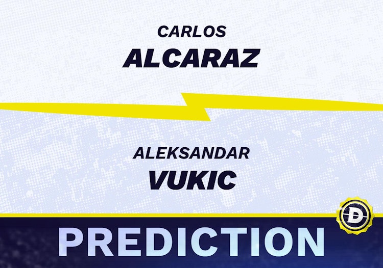 Carlos Alcaraz vs. Aleksandar Vukic Prediction, Odds, Picks for Wimbledon 2024