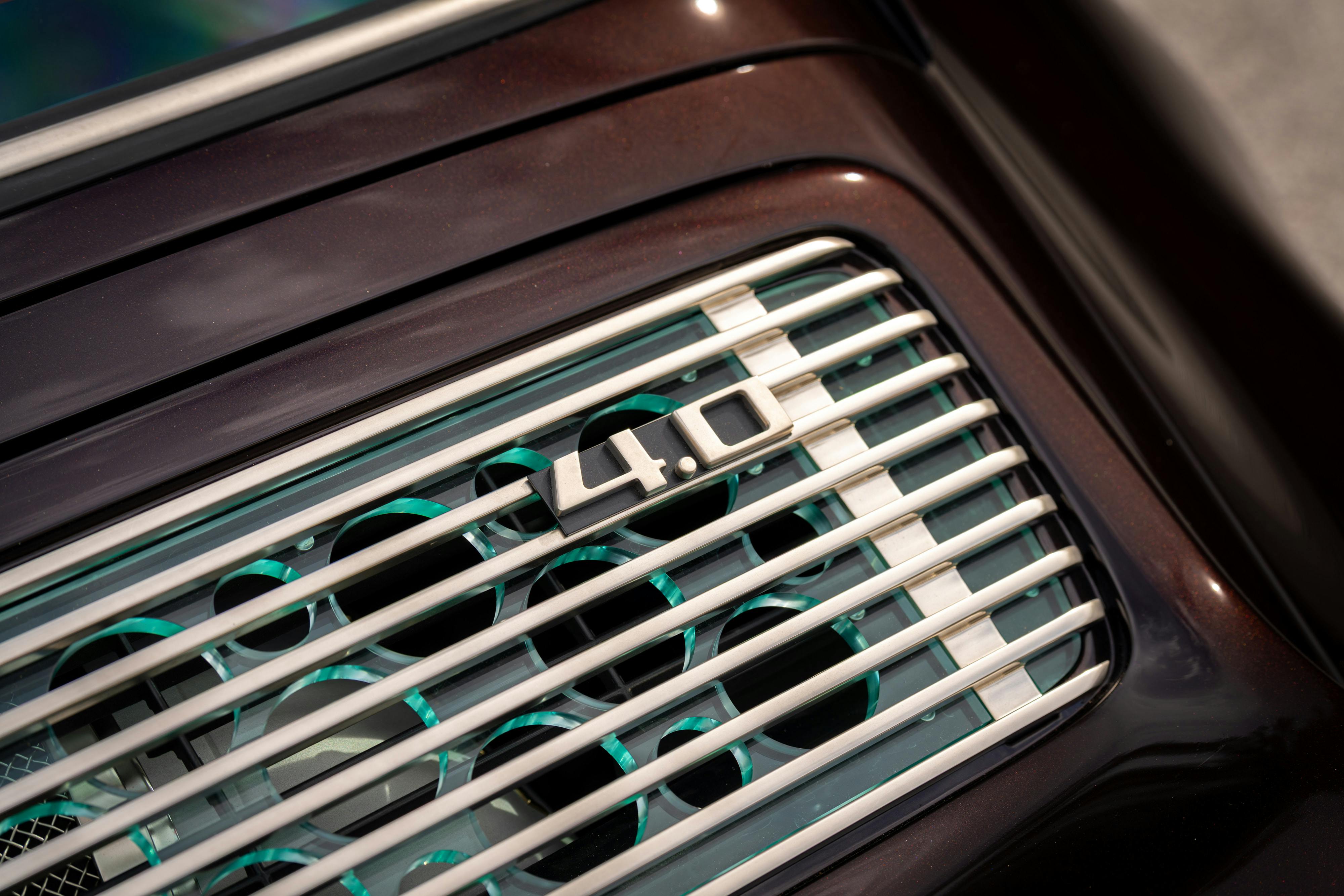 1990 Singer Porsche 911 Carrera 2 "Austin" commission in Aubergine Metallic shot in Austin, TX for a Bring a Trailer auction.